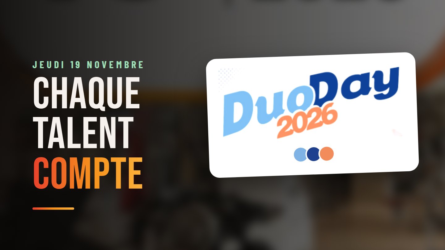 DuoDay 2026 : chaque talent compte